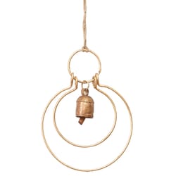 Matr Boomie Air Element Bronze Iron 1 in. Lunar Hoops Bell Chimes