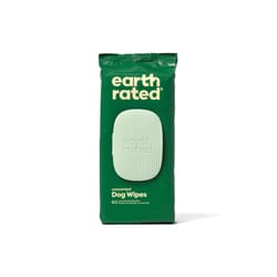 Earth Rated White Unscented Dog Wipes 60 pk