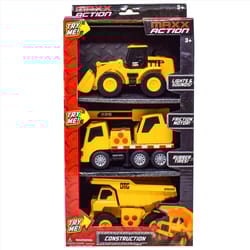 Sunny Days Maxx Action Mini Construction Vehicles Multicolored
