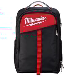 Milwaukee 11.8 in. W Ballistic Backpack 22 pocket Black/Red 1 pc