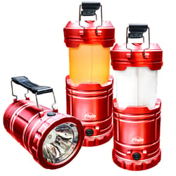 Flipo Slide-N-Glo Red LED Flashlight Lantern