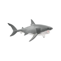 Schleich Wild Life Great shark Toy Gray/White