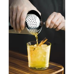 Final Touch Silver Stainless Steel Julep Strainer