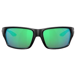 Costa Tailfin Black Frame Green Lens Polarized Sunglasses