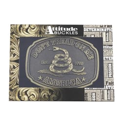 Montana Silversmiths Don't Tread on Me Bronze Belt Buckle