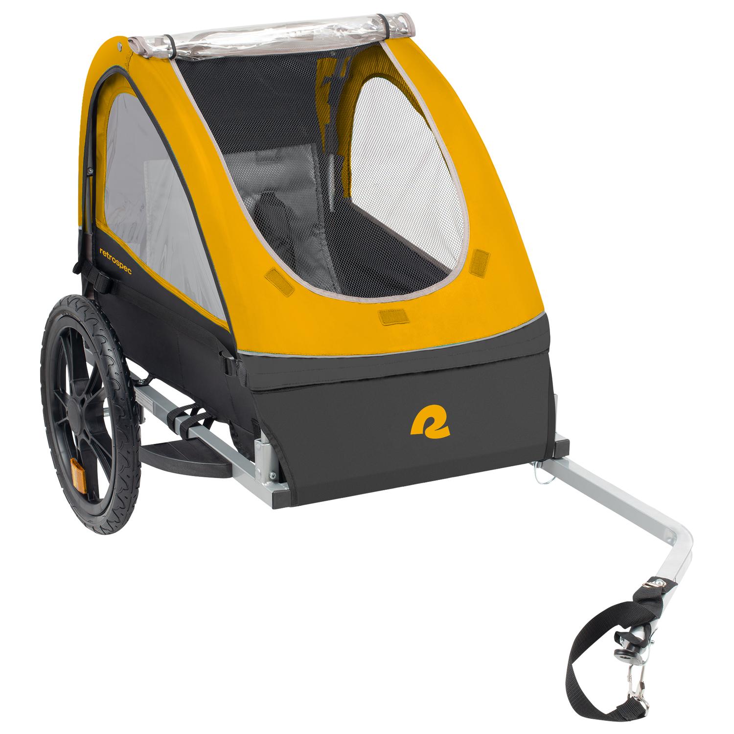 Retrospec Rover Fabric/Steel Child Trailer 40 lb Sun Sansujyuku sansujyuku.com