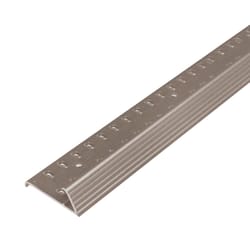 M-D BUILDING PRODUCTS 0.5 in. H X 1.375 in. W X 36 in. L Pewter Pewter Aluminum Carpet Gripper