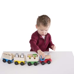 Melissa & Doug Farm Train Toy Set 11 pc