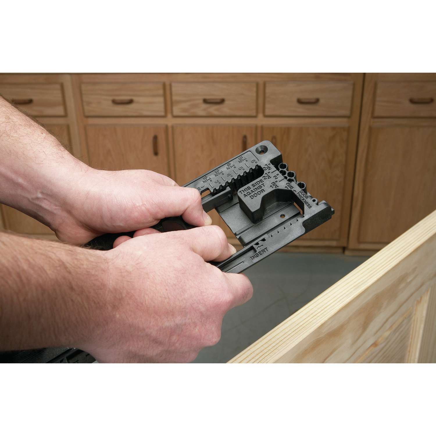 Dewalt door best sale hinge template