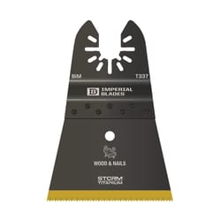 Imperial Blades One Fit 2-1/2 in. L Titanium-Coated Bi-Metal Storm Oscillating Saw Blade 1 pk