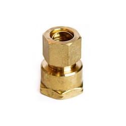 ATC 1/2 in. Compression in. X 1/2 in. D FPT Brass Coupling