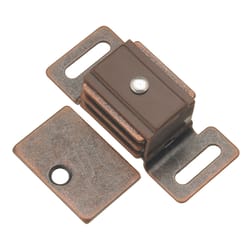 Hickory Hardware 2-3/8 in. W X 1 in. D Bronze Metal Cabinet Catch