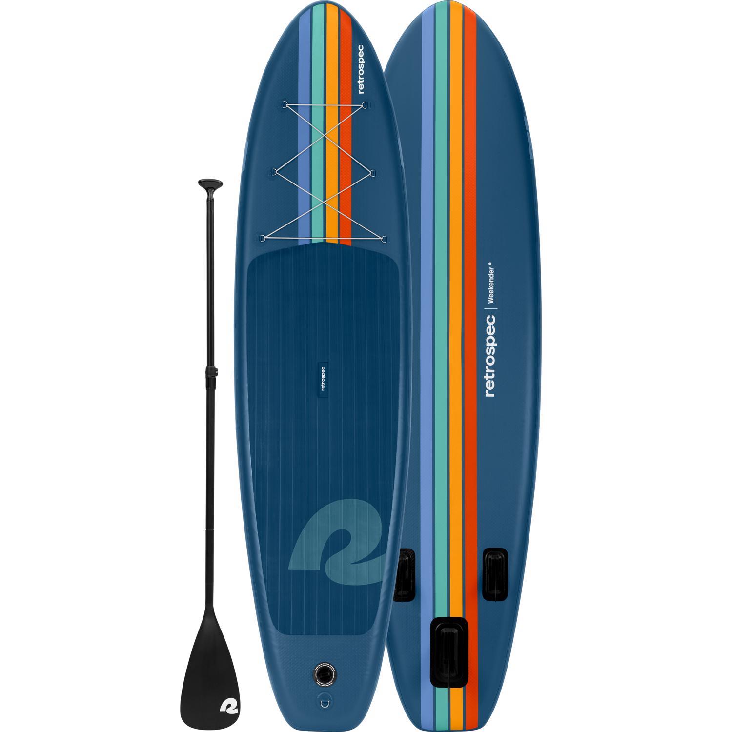 Retrospec PVC Inflatable Creamsicle Paddleboard 126 in. H X 6 in. W X 32 in. L Sansujyuku sansujyuku.com
