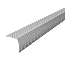 M-D Building Products CINCH 1.125 in. H X 1.125 in. W X 36 in. L Prefinished Silver Aluminum Stair E