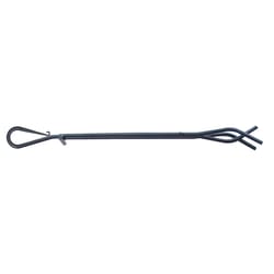 Panacea Open Hearth Black Matte Steel Fireplace Tongs