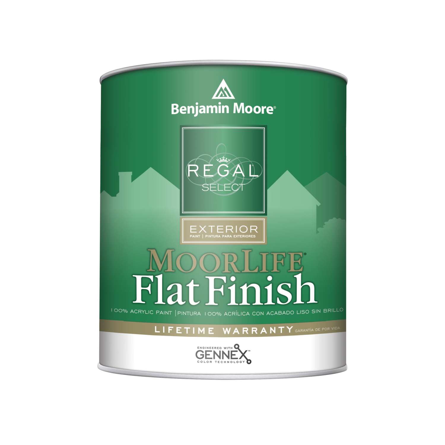 Benjamin Moore Regal Select Flat Tintable Base Base 4 Paint Exterior 1