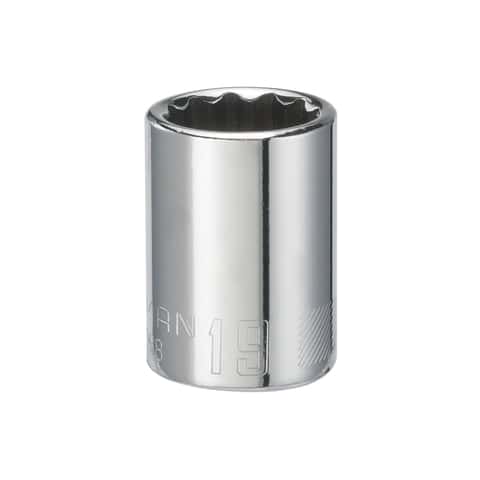 Craftsman 19 mm Metric 12 Point Shallow Socket - 1/2 in. Drive