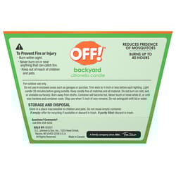 OFF! Citronella Candle Solid 18 oz