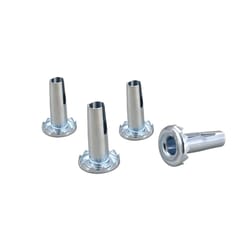 Projex 0 in. D Aluminum Caster Socket 0 lb 4 pk