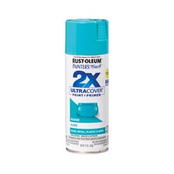 Rust-Oleum Painter's Touch 2X Ultra Cover Gloss Seaside Paint+Primer Spray Paint 12 oz