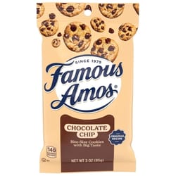 Famous Amos Belgian Chocolate Cookies 3 oz Pegged