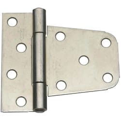 National Hardware 3.5 in. L Zinc-Plated Silver Steel Extra Heavy Gate Hinge 1 pk