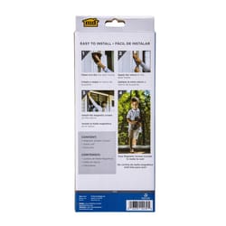M-D BUILDING PRODUCTS Black Fiberglass Magnetic Screen Door 38 in. W X 83 in. L 1 pk