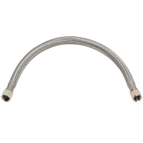 ProLine 1/4 Compression x 1/4 Compression x 240 Braided Stainless Steel  Ice Maker Supply Line at Menards®