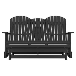 Signature Design by Ashley Hyland Wave Black HDPE Frame Loveseat