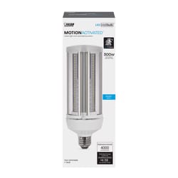 Feit Cylinder E26 (Medium) LED Motion Activated Bulb Daylight 300 Watt Equivalence 1 pk