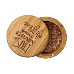 Totally Bamboo 6 oz Brown Salt Cellar 1 pk