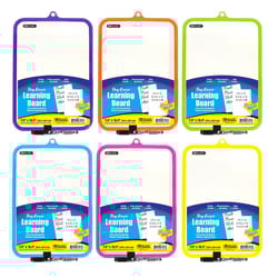 Bazic Products 7.4 in. H X 10.3 in. W None Double Sided Dry Erase Learning Board