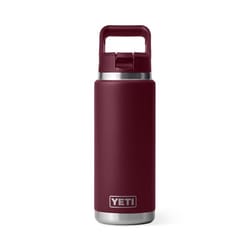 YETI Rambler 26 oz Wild Vine Red BPA Free Bottle with Straw Cap