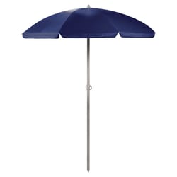 Picnic Time Oniva Vibe 5.5 in. Tiltable Navy Beach Umbrella