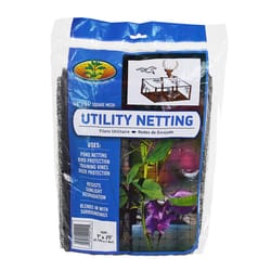 American Nettings & Fabric 84 in. H X 25 ft. W Black Polypropylene Garden Net Trellis