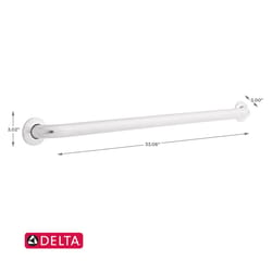 Delta 36 in. L ADA Compliant Peened Stainless Steel Grab Bar