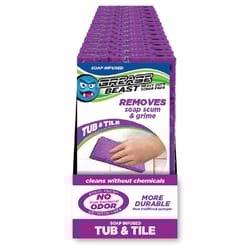 Grease Beast Medium Duty Scrubber Sponge For Bath and Tile 6 in. L 1 pk