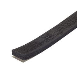 M-D BUILDING PRODUCTS Black Rubber Weather Stripping Tape For Doors and Windows 10 ft. L X 0.25 in.