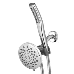 Waterpik PowerPulse Chrome 7 settings Showerhead Combo 1.8 gpm