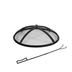 Blue Sky Outdoor Living MAMMOTH Round Domed Mammoth Spark Screen and Screen Lift Steel Spark Screen