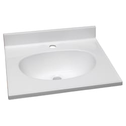 Design House Single White Vanity Top