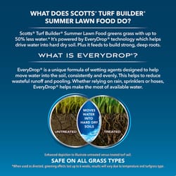 Scotts Turf Builder Summer Lawn Fertilizer For All Grasses 4000 sq ft