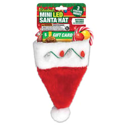 Magic Seasons Mini LED Santa hat Christmas Hat 1 pk