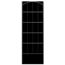 Panacea 75 in. H Black Steel Trellis