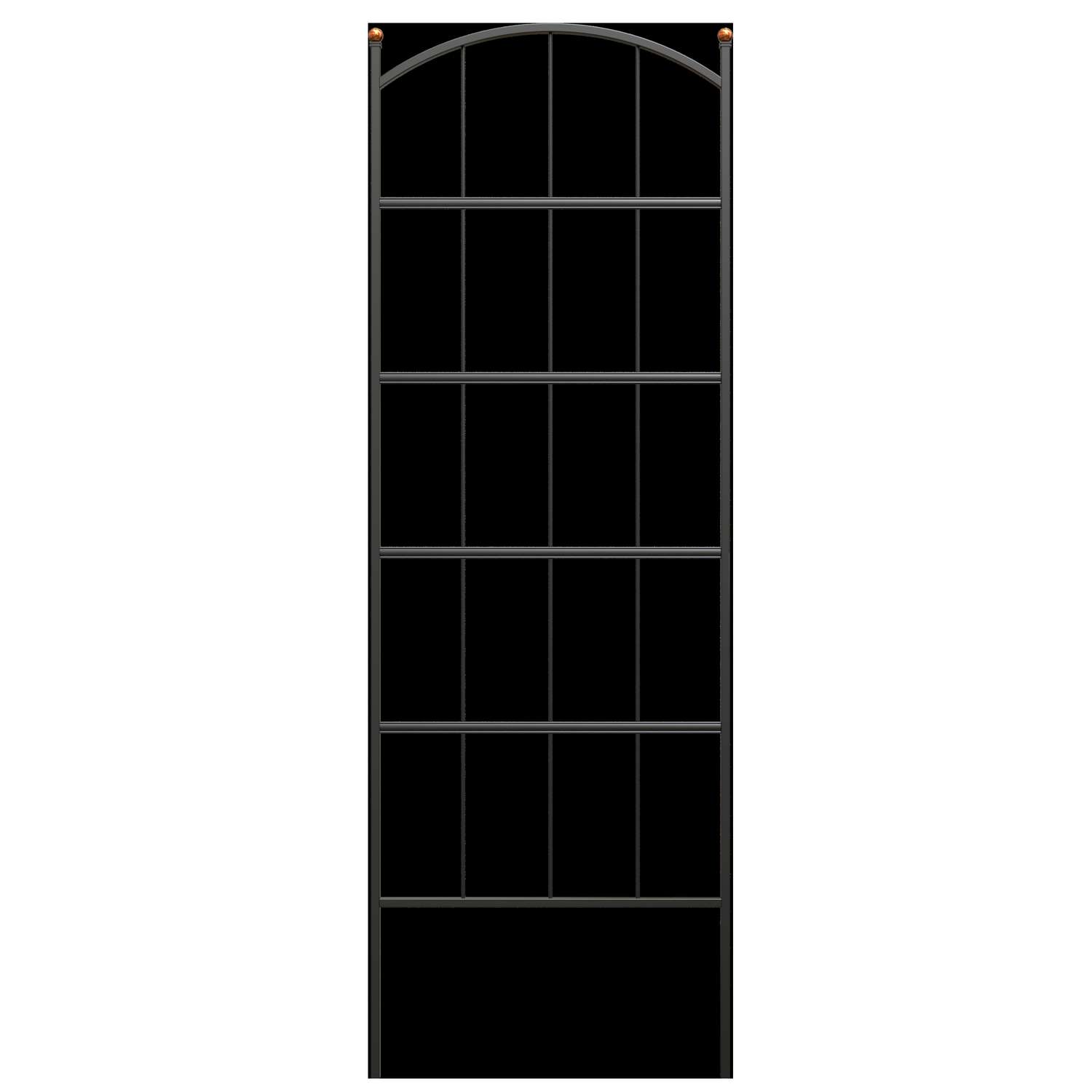 Panacea 75 in. H Black Steel Trellis Ace Hardware