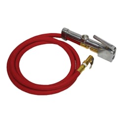 Grip on Tools Goodyear 5 ft. L X 3/8 in. D EPDM Rubber Professional Tire Inflator 160 psi Red