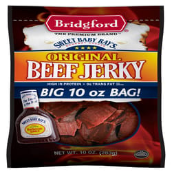 Bridgford Sweet Baby Ray's Original Beef Jerky 10 oz Bagged