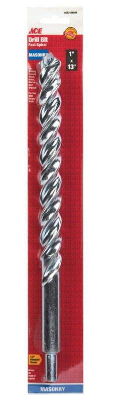 01-14053 Ace 1 in. X 13 in. L Carbide Rotary Drill Bit 1 pc sku 01-14053