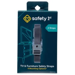 Safety 1st Black Nylon Furniture Strap 2 pk