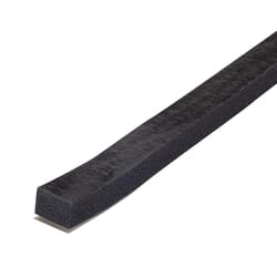 M-D BUILDING PRODUCTS Black Rubber Weather Stripping Tape For Doors and Windows 10 ft. L X 0.38 in.